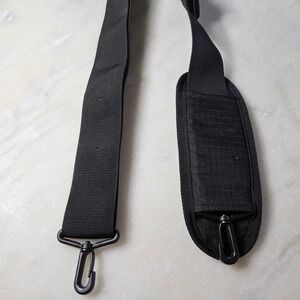 Adjustable Black Replacement Shoulder Strap Pad Universal Clip On Messenger‎ Bag